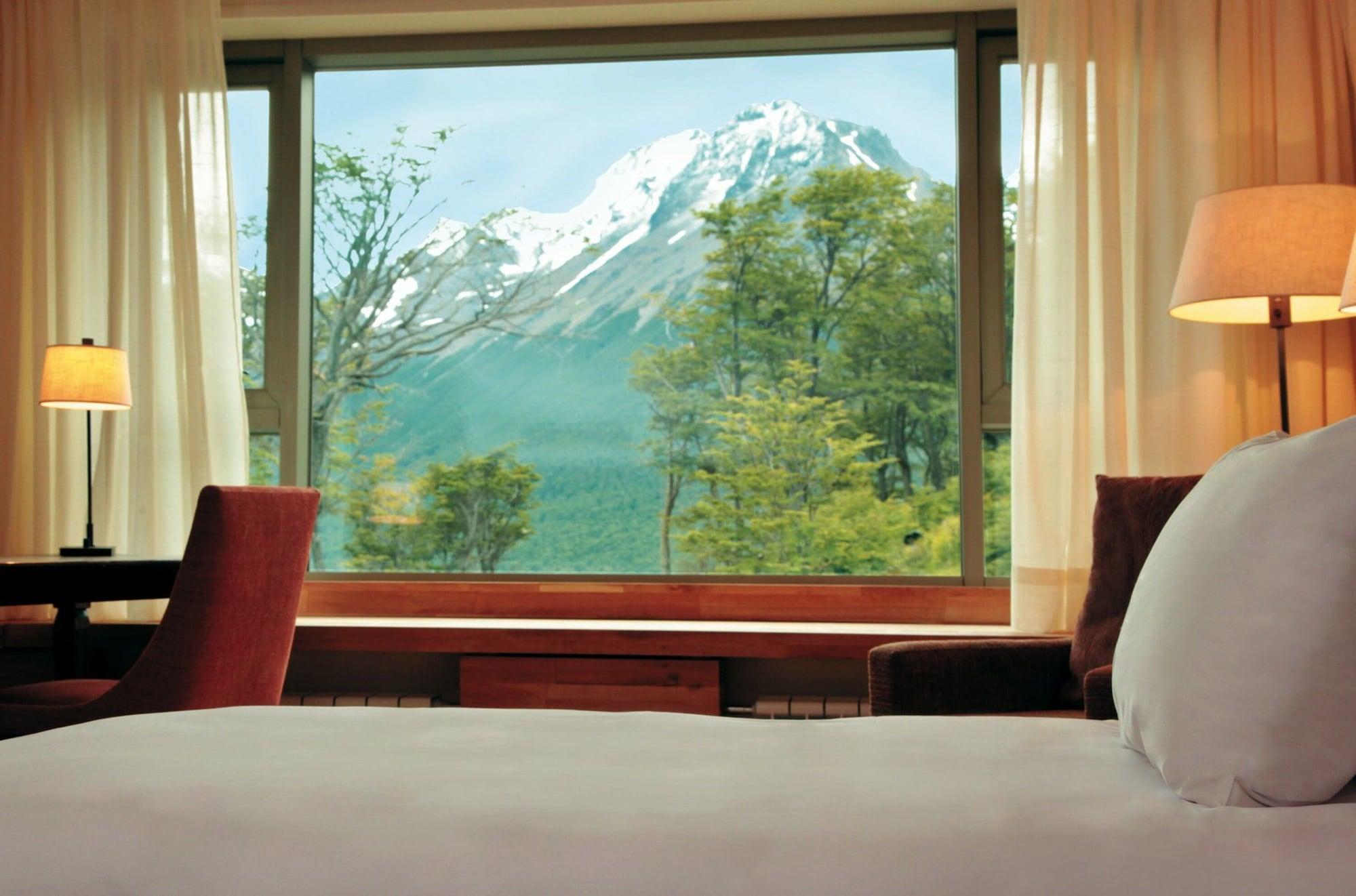 Arakur Ushuaia Resort & Spa Exterior foto View from a room at the hotel